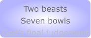 Paul and his journeys Two beasts Seven bowls God’s final judgement